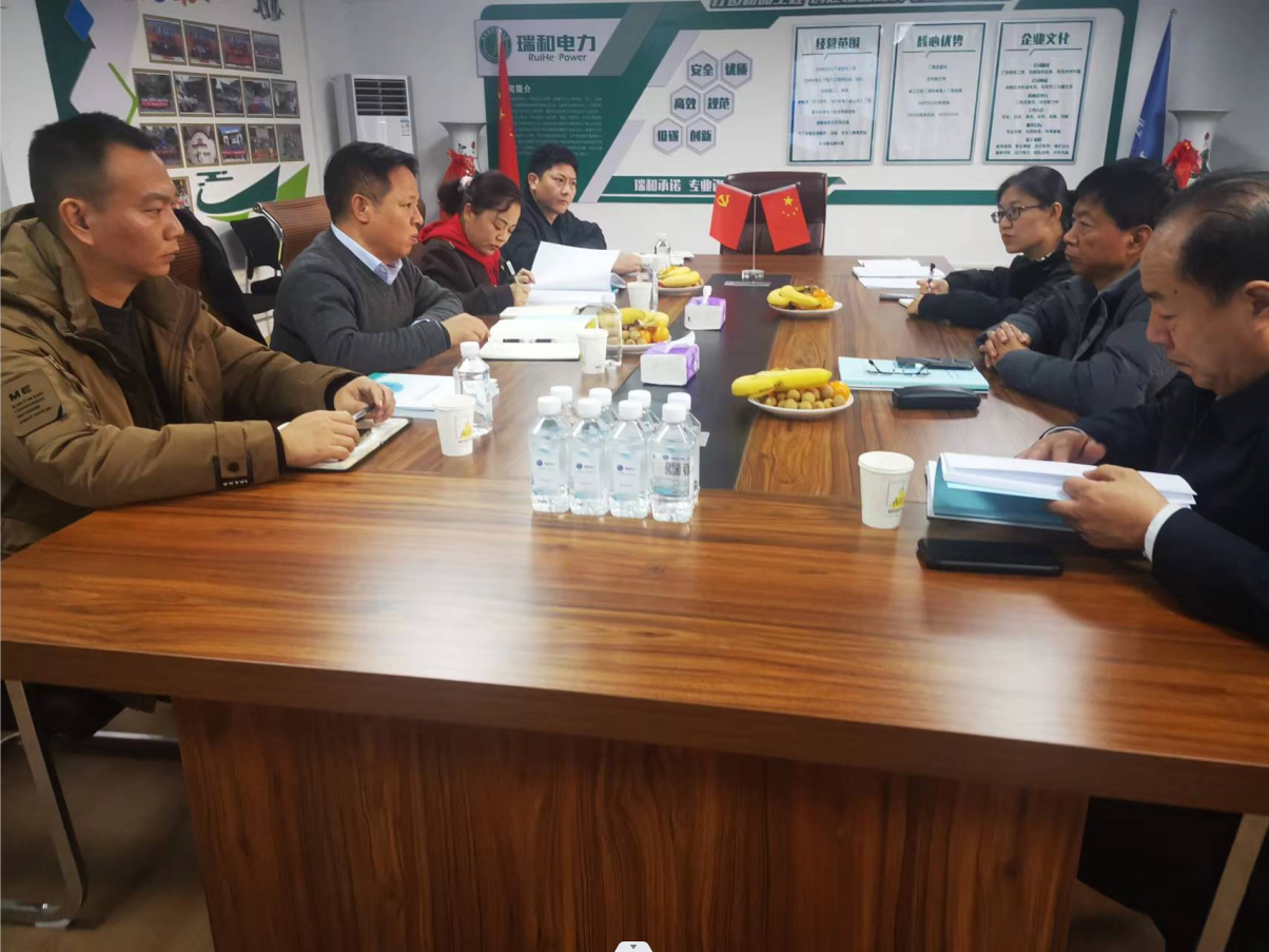 河南省電力企業(yè)協(xié)會到瑞和電力調研交流